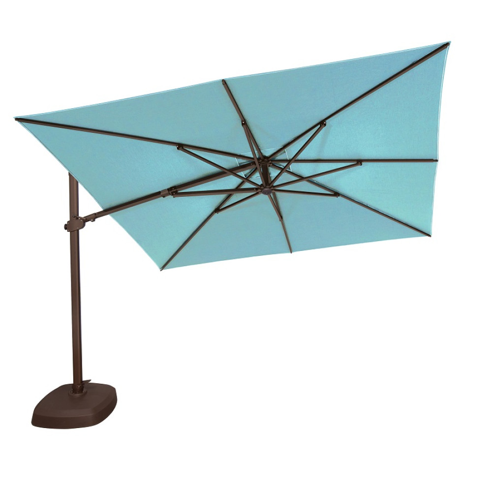 Sunbrella Treasure Garden 10 Foot Square Cantilever Patio Umbrella